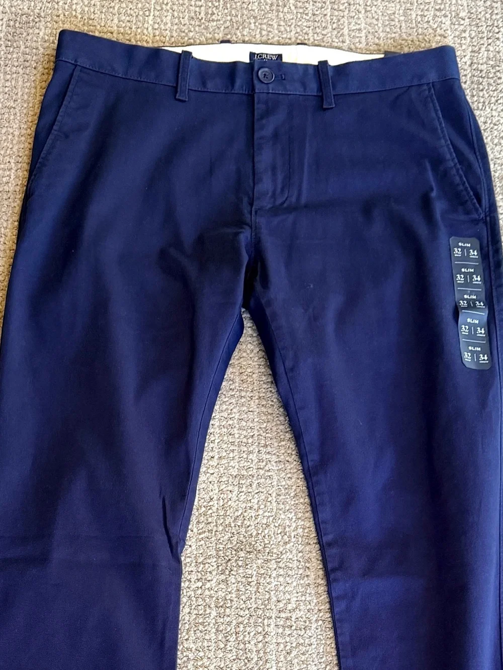 J.Crew Factory Flex Chino Pants Mens 32x34 Slim Fit  H3167